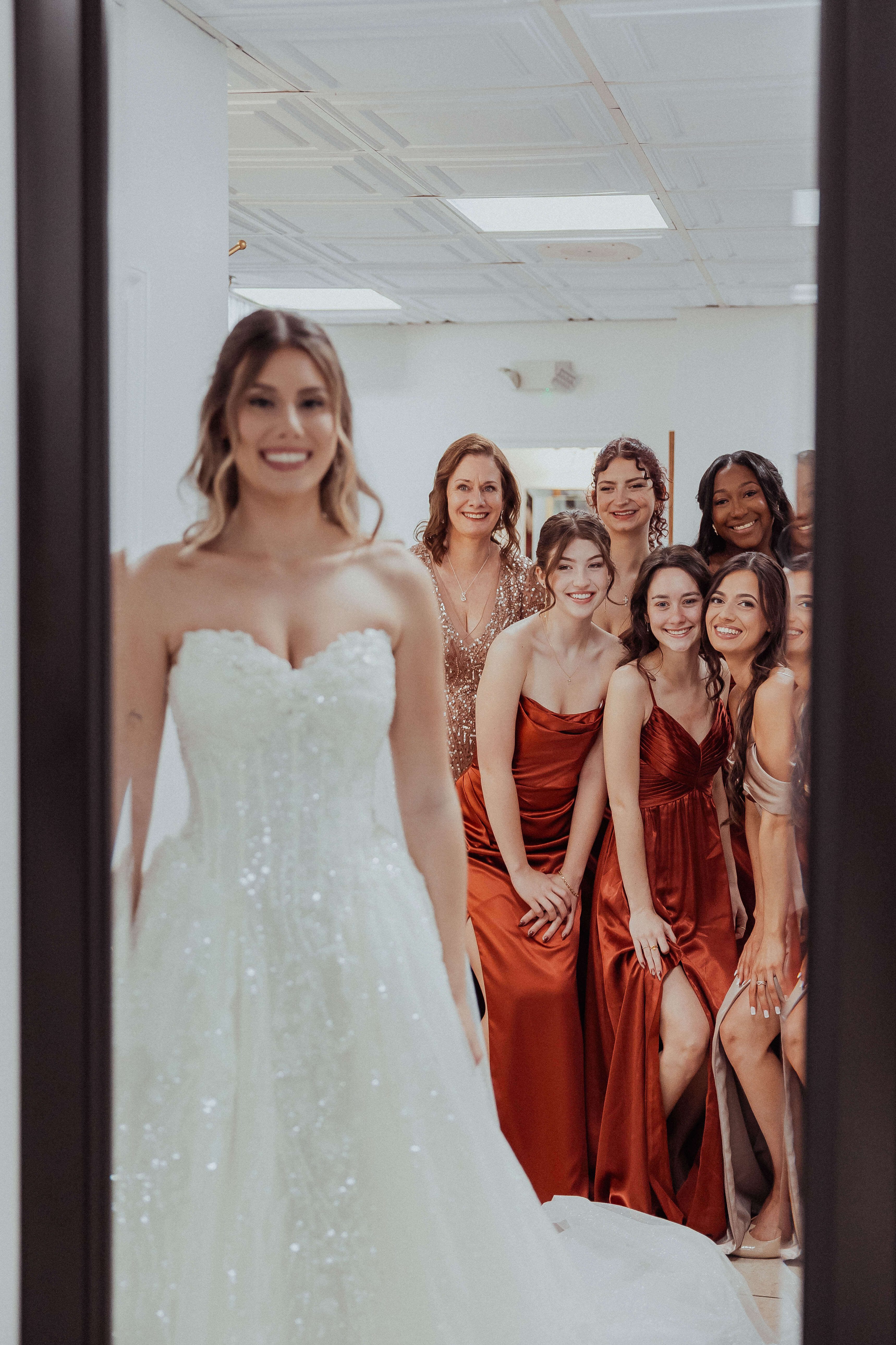 Destiny getting ready before her wedding at Valleybrook Country Club in Blackwood, NJ