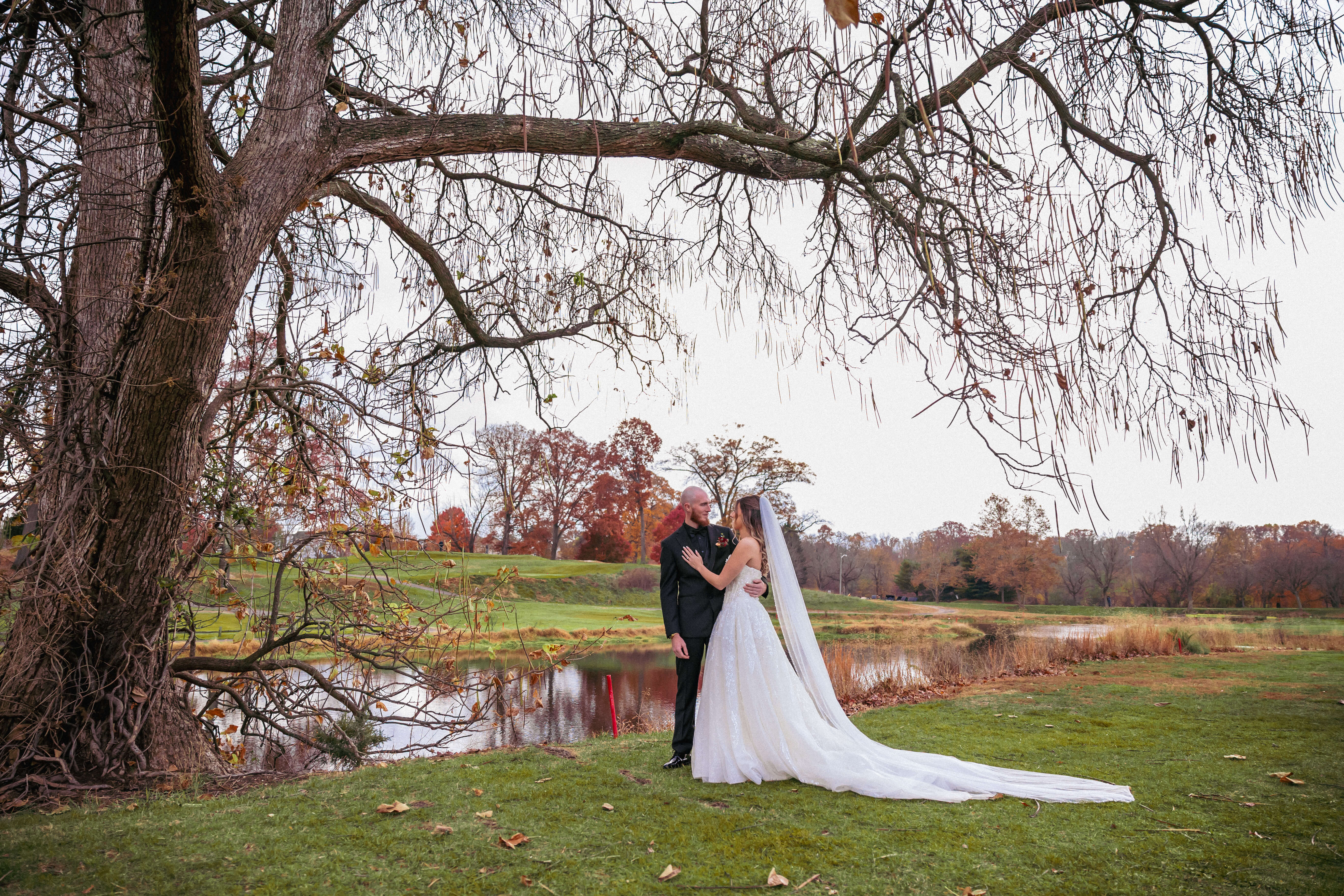 Destiny and Allen ceremony at Ron Jaworski's Valleybrook Country Club